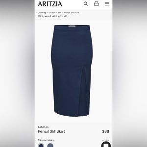 Aritzia Babaton Pencil Slit Skirt